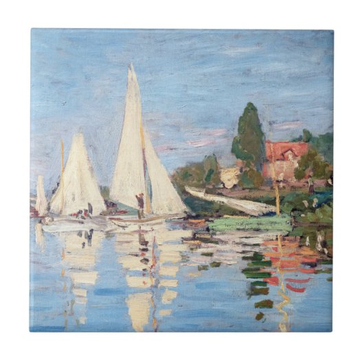 Carreau Claude Monet - Regattas à Argenteuil (Devant)