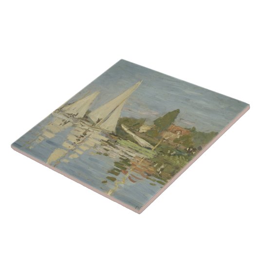 Carreau Claude Monet - Regattas à Argenteuil (Côté)
