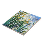 Carreau Claude Monet Yellow Irises et Malva 19 (Côté)