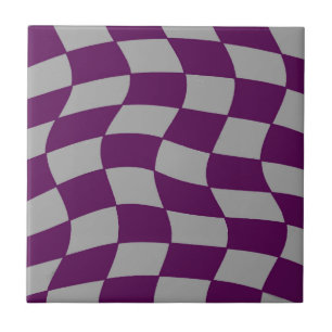 Carreau Clavier gris et violet