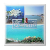 Carreau CLB008 COPANELLO, Calabre, Italie, (Devant)