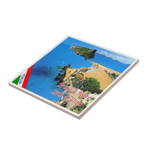 Carreau CLB024 PRAIA A MARE, île de Dino, Italie,