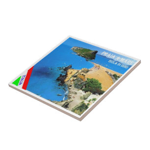 Carreau CLB025 PRAIA A MARE, ÎLE DINO, Italie,