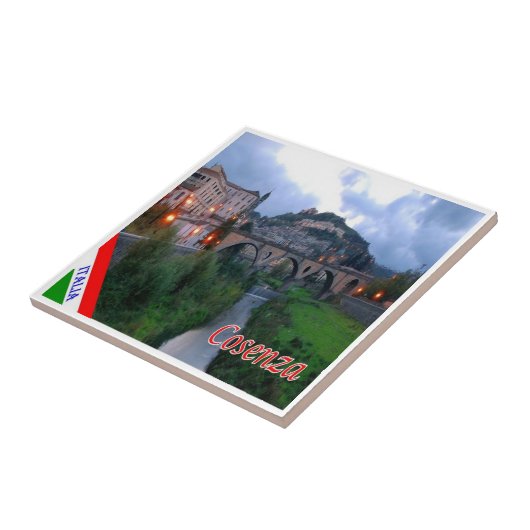 Carreau CLB027 COSENZA, Calabre, Italie, (Côté)