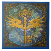 Carreau Clé aimantée en Steampunk (Devant)