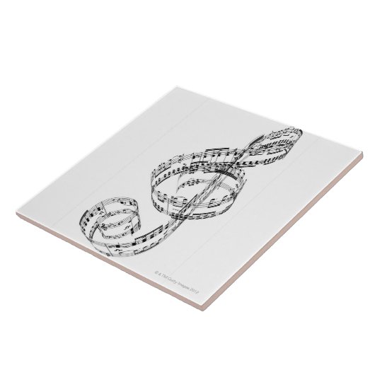 Carreau Clef triple (Côté)