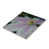 Carreau Clematis Rose Et Blanc Fleur Nature (Côté)