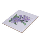 Carreau Clematis violet (Côté)