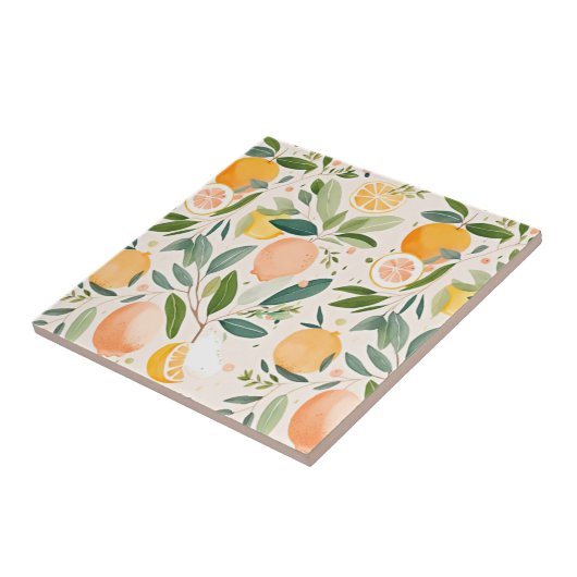 Carreau Clementine Mandarine (Côté)