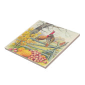 Carreau Clés Citrouilles de ferme Pommes arbres Feuilles a (Côté)