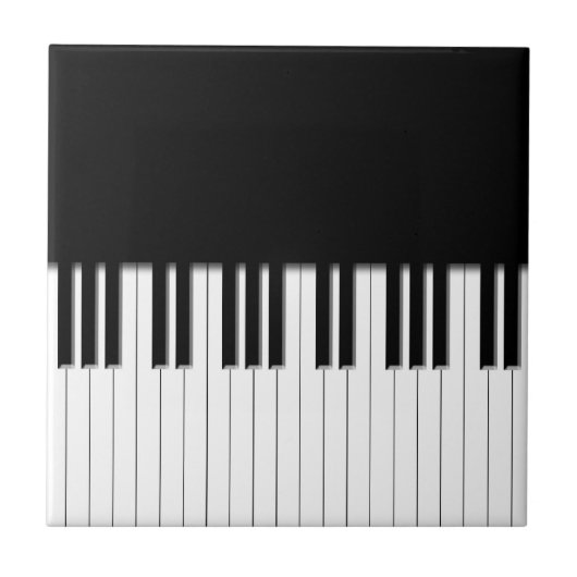 Carreau Clés de clavier de piano (Devant)