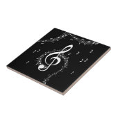 Carreau Climacic G Clef Music Black (Côté)