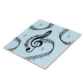 Carreau Climacic G Clef Music Blue (Côté)