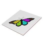 Carreau Clipart coloré de papillon (Côté)