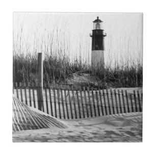 Carreau Clôtures de plage et phare