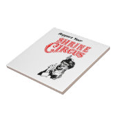 Carreau Clown de cirque de tombeau (Côté)