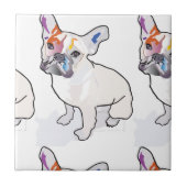 Carreau clown de frenchie (Devant)