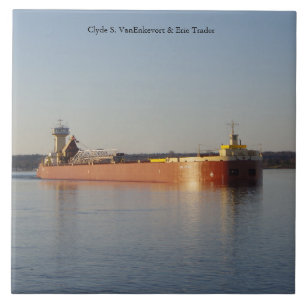 Carreau Clyde S. VanEnkevort & Erie Trader tuile