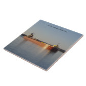 Carreau Clyde S. VanEnkevort & Erie Trader tuile (Côté)