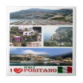 Carreau CMP036 POSITANO, I Love, Mosaic, (Devant)