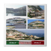 Carreau CMP037 POSITANO, Mosaïque, Campanie, (Devant)