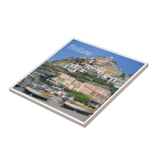 Carreau CMP041 POSITANO, CÔTE AMALFI, Italie, (Côté)