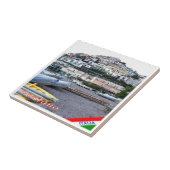 Carreau CMP044 POSITANO, CÔTE AMALFI, Italie, (Côté)