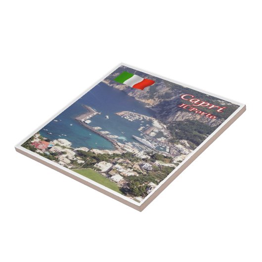 Carreau CMP128 CAPRI Le port, Italie, (Côté)