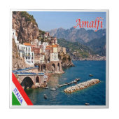 Carreau CMP139 AMALFI, Panorama, Italie, (Devant)