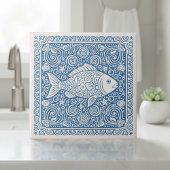 Carreau Coastal Life Series Fish Blue D1208