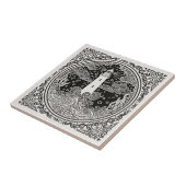 Carreau Coastal Life Series Lighthouse B & W D1208 (Côté)