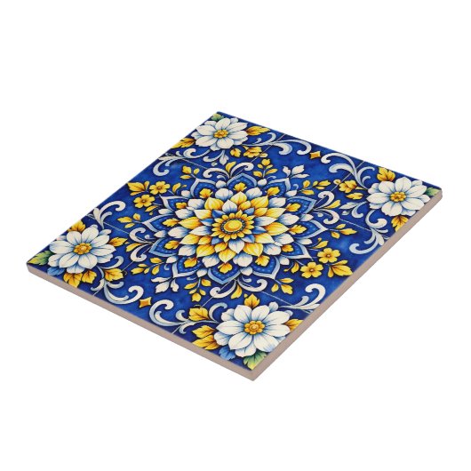 Carreau Cobalt Garden Glow Tile  (Côté)