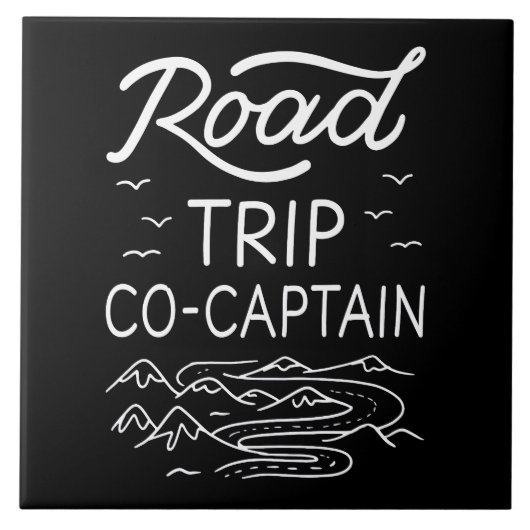 Carreau Cocapitaine de road trip I - Navigateur de camping (Devant)