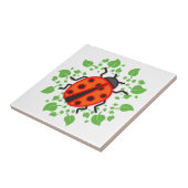 Carreau coccinelle rouge (Côté)