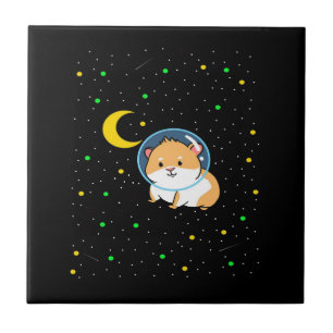 Carreau Cochon De Guinée Dans L'Espace   Cute Astronomie G