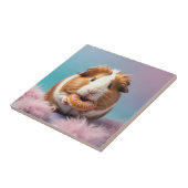 Carreau Cochon De Guinée Mignonne Avec Gradient Pastel De (Côté)