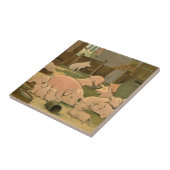 Carreau Cochons et cochons à la ferme (Côté)