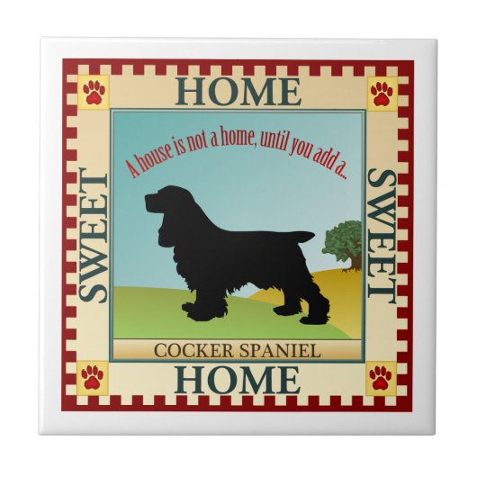 Carreau Cocker Spaniel (Devant)