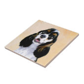 Carreau Cocker Spaniel (Parti) Peinture - Art Chien origin (Côté)