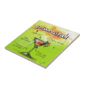 Carreau Cocktail cosmopolite (Côté)