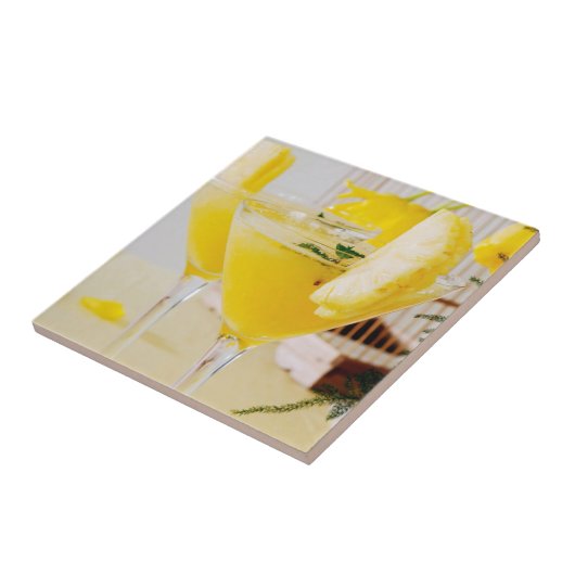 Carreau Cocktail d'ananas et de gingembre Fresca (Côté)