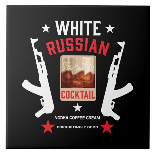 Carreau Cocktail russe blanc (Devant)