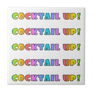 CARREAU COCKTAIL UP ! TILE - DESSOUS DE VERRE - TRIVET
