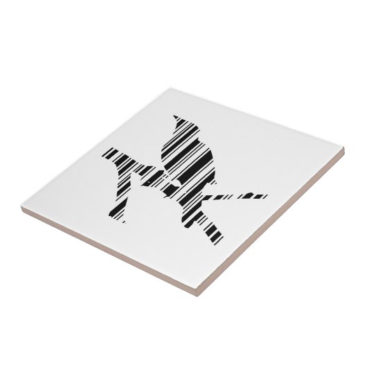 Carreau code barre MOQUETTEUR Conception de motif de code- (Côté)