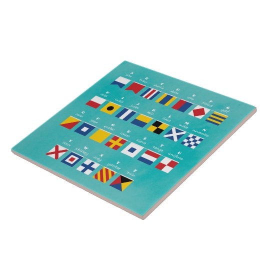 Carreau Code international d'alphabet de signaux (Côté)