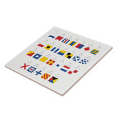 Carreau Code international d'alphabet de signaux (Côté)