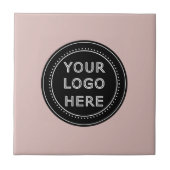 Carreau Code QR noir élégant et élégant (Devant)