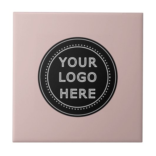 Carreau Code QR noir élégant et épuré (Devant)