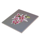 Carreau Coeur Avec Stargazer Lys (Côté)