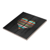 Carreau Coeur aztèque (Côté)